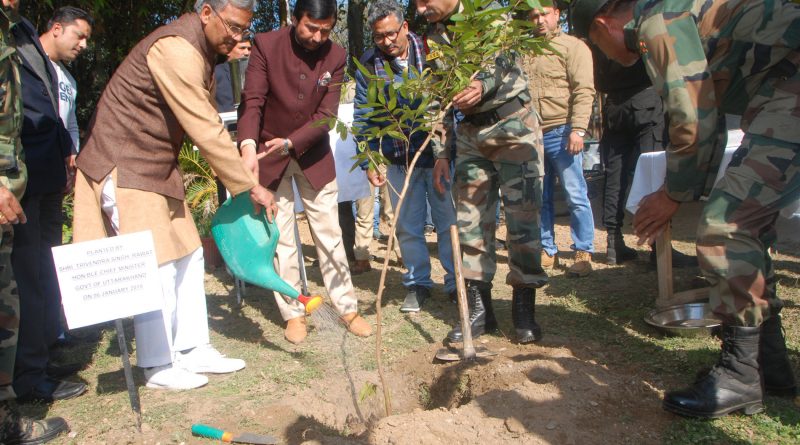 मुख्यमन्त्री ने विभिन प्रजातियों के पौधों का अवलोकन किया!