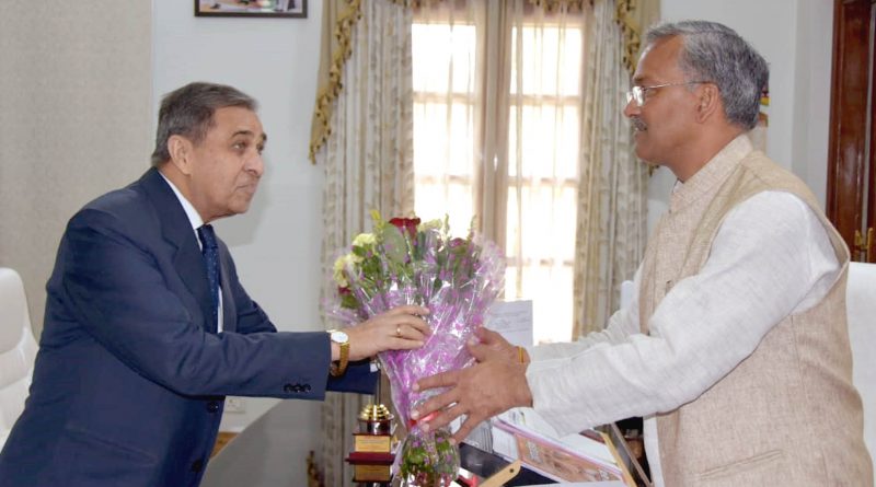 Uttarakhand Human Rights Commission chairperson meets C.M!