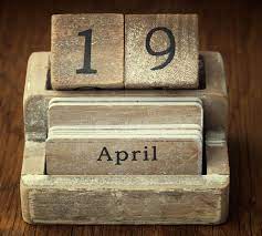 19 अप्रॅल की महत्त्वपूर्ण घटनाएँ –Important events of April 19 !