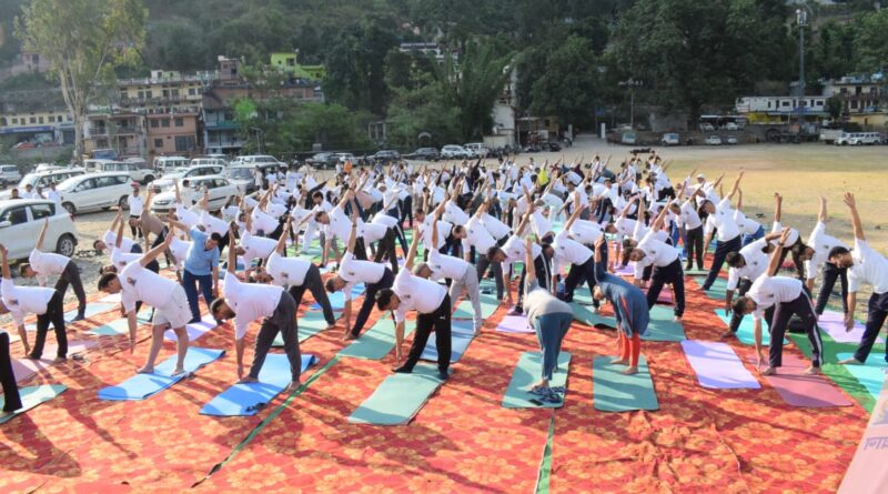 10वां अंतर्राष्ट्रीय योग दिवस का शुभारंभ 11वें ज्योतिर्लिंग श्री केदारनाथ धाम से किया गया
