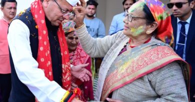 मुख्यमंत्री ने दी प्रदेशवासियों को होली की शुभकामना