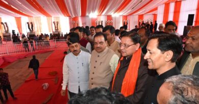 हल्द्वानी में 21 मार्च को भव्य जनसभा, रक्षा मंत्री राजनाथ सिंह होंगे मुख्य अतिथि,सीएम धामी ने कार्यक्रम स्थल का किया निरीक्षण, व्यवस्थाओं को लेकर दिए सख्त निर्देश