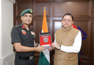 मुख्यमंत्री से महानिदेशक एनसीसी ने की शिष्टाचार भेंट,उत्तराखण्ड में एनसीसी के विस्तार एवं आधुनिक आधारभूत संरचना के विकास पर हुई महत्वपूर्ण चर्चा